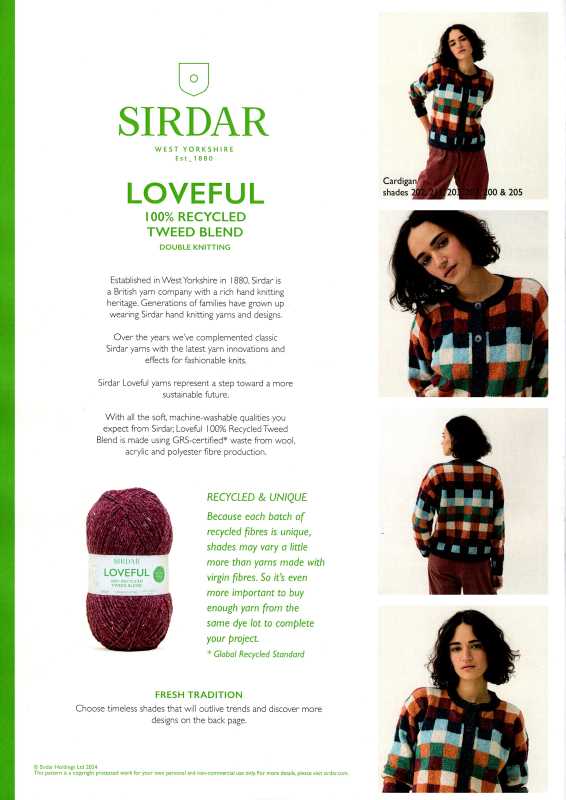 Knitting Pattern - Sirdar 10776 - Loveful DK - Ladies Cardigan